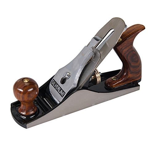 Image of Silverline Hand Plane No. 4 – 50 x 2mm Hardened Steel Blade, Adjustable Cutter for Fine Smoothing & Shaping (633465)