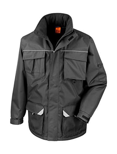 Image of Result R301X Work-Guard Sabre Long Coat - Black, Large