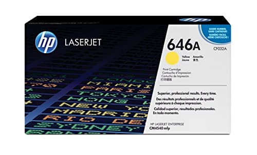 Image of HP CF032A 646A Original LaserJet Toner Cartridge, Yellow, Single Pack