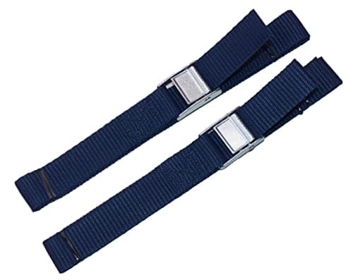 Image of 25mm Tie Down Strap with Alloy Cam Buckle (Pack of 2) (navy blue, 2 metres)
