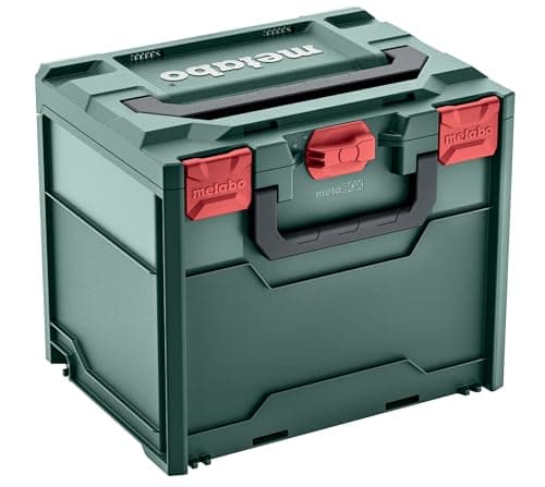 Image of Metabo metaBOX 340, empty (626888000). Dimensions: 396 x 296 x 340 mm. Case volume: 31 l. Maximum load: 125 kg
