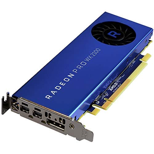 Image of AMD - Radeon Pro Graphics Card WX2100 - 2GB GDDR5, PCIe 3.0, 1x DisplayPort, 2xMini-DisplayPorts