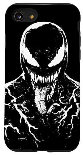 Image of Marvel Venom: Let There Be Carnage Black Case for iPhone SE (2020) / 7 / 8