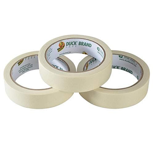 Image of Duck Tape All Purpose Masking Tape 25mm x 25m Triple Pack, indoor painting and decorating for multi surfaces prevent paint bleed