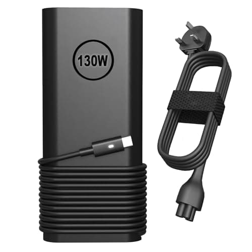 Image of Byprlvps 130W USB C Laptop Charger Compatible with Dell XPS 15 9500 9510 9520 9530 9575 2in1 17 9700 9710 9720 9730 Precision 5550 5560 5530 5570 5470 5480 5760 Latitude 5431 5531 Computer Power Cord