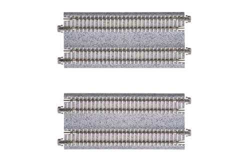 Image of Kato Unitrack (WS124PC) CS Dual Straight Track 124mm 2pcs N Gauge 20-023