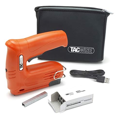 Image of Tacwise 1564 Hobby 53-13EL Cordless 4V Staple/Nail Gun with Storage Bag and 2,000 Staples, Uses Type 13 & 53 Staples and Type 180 Nails