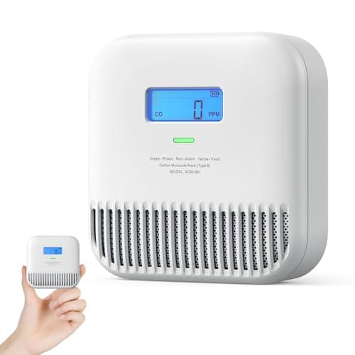 Image of X-Sense Carbon Monoxide Alarm, Portable Carbon Monoxide Alarm for Travel, Built-in 10-Year Battery Powered, Model XC0K-SN, 1-Pack