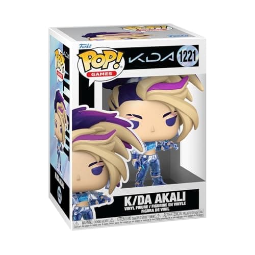 Image of Funko POP! Games: League of Legends - K/DA Akali - Collectable Vinyl Figure - Gift Idea - Official Merchandise - Toys For Kids & Adults - Model Figure for Collectors and Display