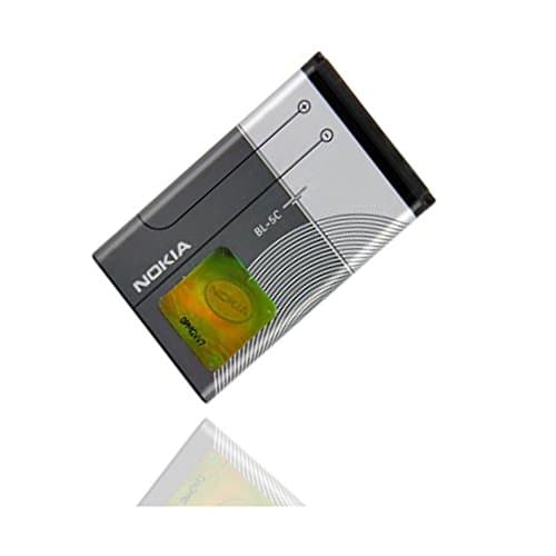 Image of Nokia BL-5C Li-ion battery, 1020 mAh, for Nokia 3208, 3555, 3650, 3660, 5030, 5130 XPM, 6030, 6085, 6086, 6205, 6230, 6230i, 6263, 6267, 6270, 6555, 6600, 6620, 6630