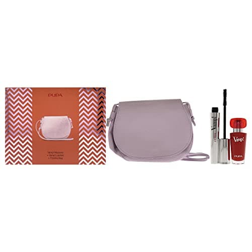 Image of Pupa Milano Vamp! Mascara and Lipstick Kit for Women 3 Pc 0.32oz Mascara - 100 Extra Black, 0.123oz Lipstick - 303 Iconic Red