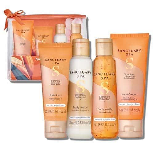 Image of Sanctuary Spa Petite Retreat Gift Set, Vegan, Gift For Women, Birthday Gift, Womens Gift Sets, Body and Bath Set