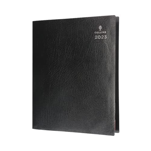Image of Collins Leadership A4 Day to a Page - (4 Persons Appointments) 2023 Diary - Graphite (CP6742.99-23) - Complete Business Planner, Agenda and Journal Organiser
