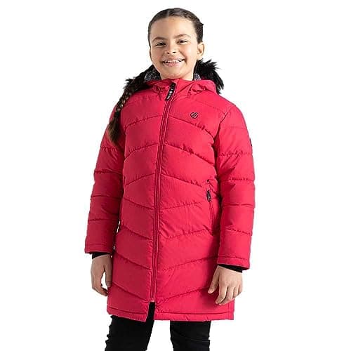 Image of Dare 2b Girls Striking Iii Waterproof Jacket, Berry Pink, 11-12 Years UK