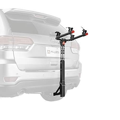 Image of Allen Sports USA Deluxe 2 Hitch Mounted Bike Carrier - Black, 2-Inch