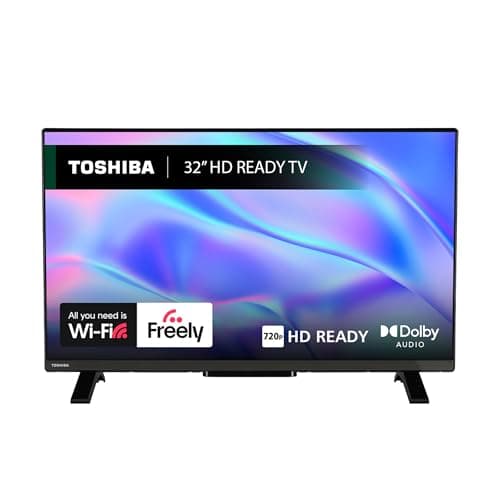 Image of Toshiba 32" WV2553DB HD Ready Smart VIDAA TV, HDR, Freely, Disney plus, Prime Video, Netflix, Dolby Audio, Works with Alexa, Works with Google Assistant, VIDAA Voice 2025