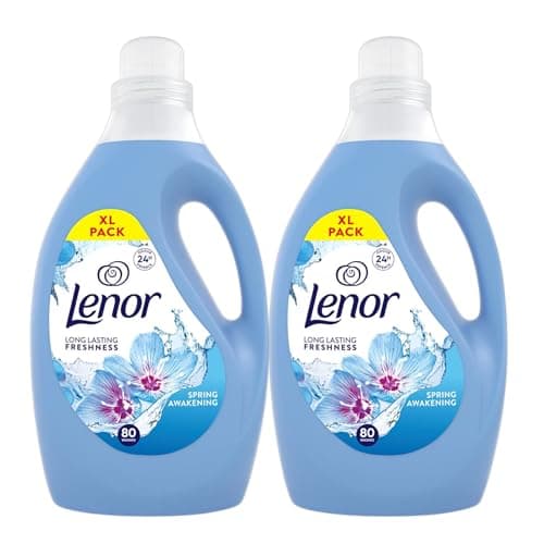 Image of Lenor Fabric Conditioner SPRING AWAKENING 80 washes 2640ML x 2
