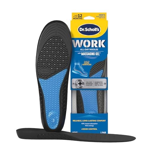 Image of Dr. Scholl's Comfort and Energy Work Insoles for Men, 1 Pair, Size 8-14