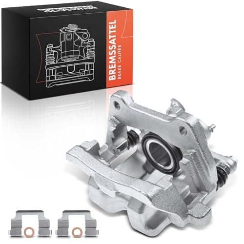 Image of Frankberg Brake Caliper Disc Brake Rear Left Aluminium with Bracket (hole spacing 100mm) Compatible with Discovery IV L319 Rang.e Rove.r III LM Replace# LR015586