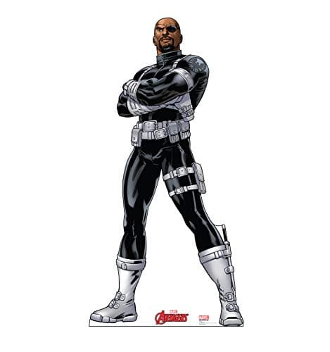 Image of Cardboard People Nick Fury Life Size Cardboard Cutout Standup - Marvel's Avengers Animated