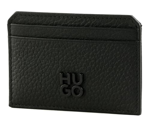Image of Hugo Men Nesh Cardcase Card_Holder, Black, One Size