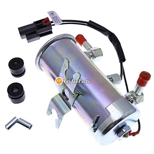 Image of FridayParts 24V Electric Fuel Pump 4645227 Compatible for Hitachi Excavator ZX110-3 ZX120-3 ZX130-3 ZX135US-3 ZX200-3 ZX240-3 ZX270-3 ZX330-3 Isuzu Engine 4HK1 6HK1 Replacement