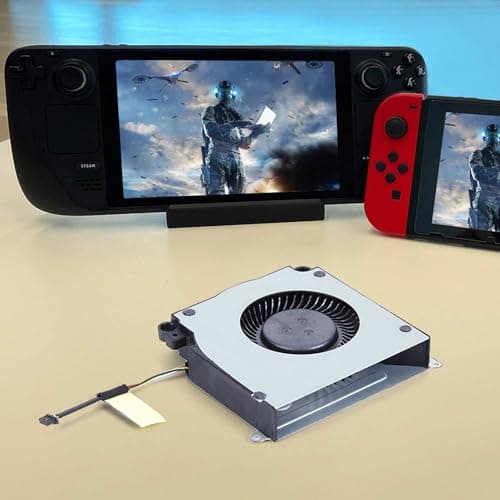 Image of Replacement CPU Cooling Fan for Steam Deck 2021 & 2022 64 GB/ 256 GB / 512 GB NVMe Model, Replacement Valve Steam Deck Fan P/N: BN5010S5H-N00P