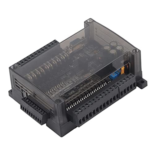Image of 24V 24MT PLC Controller with 6 Analog Input, 32 - Bit MCU, 14 Input 10 Transistor Output Board, 100K Pulse High - Speed Industrial Control Board Compatible with FX3U for