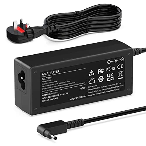 Image of 65W Laptop Charger Compatible with Acer Aspire 1 3 5 A315 A314 A317 A315-23 A315-24P A315-58 A315-57 A314-22 A314-35 A317-33 A317-53 Spin 1 3 5 Swift 1 3 5 N20C5 N15Q8 N15Q9 AC Adapter Power Supply