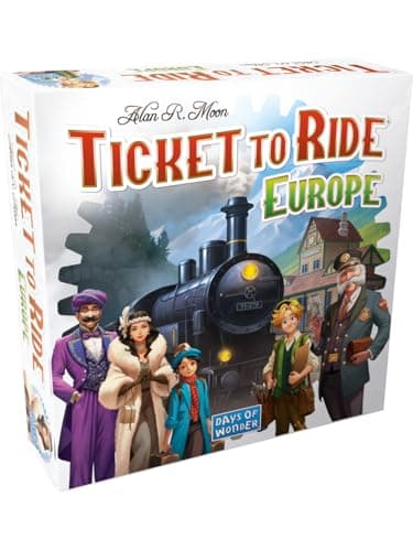Image of Asmodee | Ticket to Ride Europe | Board Game | Ages 8+ | 2-5 Players | Average Playtime 30-60 Minutes