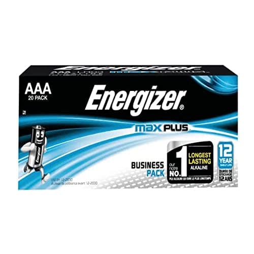 Image of Energizer Max Plus AAA Batteries (Pack of 20) E301322900