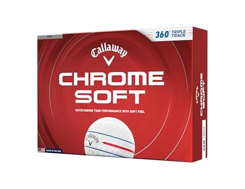 Image of Callaway Golf Chrome Soft 2026 Golf Balls, 360 Triple Track, White