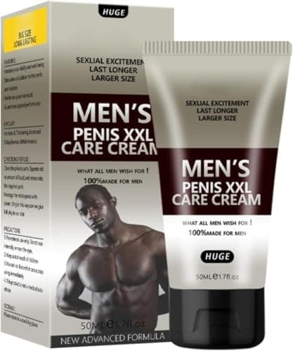 Image of Male Enlargement, Male Enhancement Cream, Private Parts Massage Gel Larger Thicker Longer for Intimate Daily Home Family Couple Couples Husband Boyfriend Boyfriends