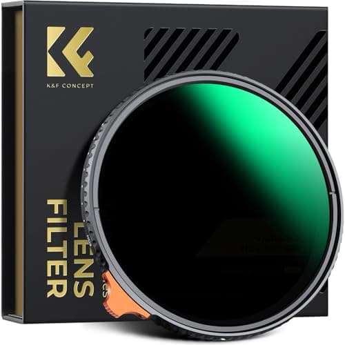 Image of K&F CONCEPT 82mm Variable ND Filter ND2- ND400 High Definition Nano X Adjustable Fader Neutral Density Lens Filters(HD Nano-X version)