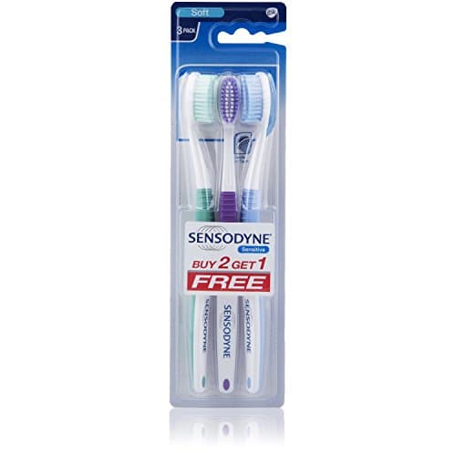 Image of 2 Sensodyne Sensitive Toothbrush Soft Sensitive Teeth - (Pack of 3)