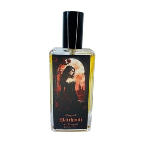 Image of Patchouli With rose oil perfume, velvet and earth, rose fragrance in the shade, 50 ml eau de parfum