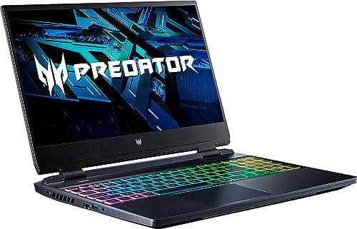 Image of Acer Predator Helios 300 PH315-55 Laptop Computer (2022) | Intel i7-12700H | NVIDIA GeForce RTX 3060 GPU | 15.6" Full HD 165Hz 300 Nits IPS Display | 16GB DDR5 RAM | 512GB SSD | Killer WiFi 6E