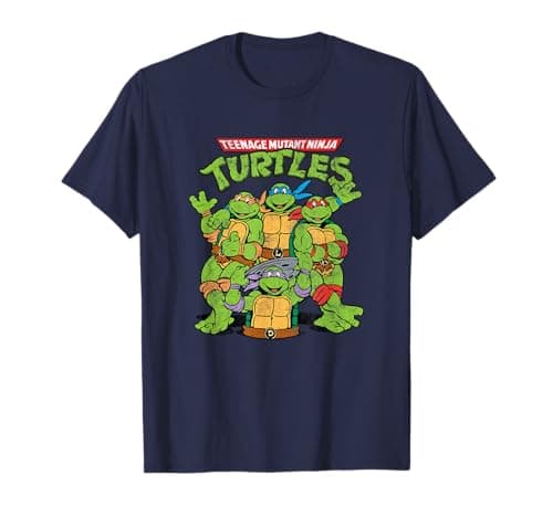 Image of Teenage Mutant Ninja Turtles Classic Retro Logo T-Shirt