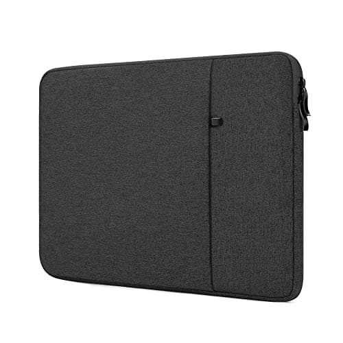 Image of ProElife 13-Inch Laptop Sleeve Case for 2026-2022 MacBook Air 13.6 inch with Apple M5 M4 M3 M2 & MacBook Neo 13 inch 2026 (A18 Pro) Accessory Travelling Carry Canvas Bag Cover Simple Case (Black)