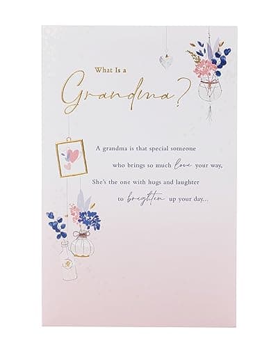Image of UK Greetings Birthday Card for Grandma - What is a Grandma? Sentimental Design