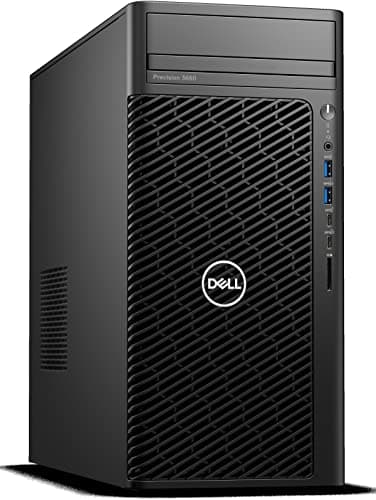 Image of Dell Precision 3660 Tower, 32GB DDR5 RAM, 2TB NVMe + 2TB HDD – i7-12700 (12 Core, 4.9GHz), Nvidia RTX A2000 6GB GDDR6, SD Card Slot, 300W PSU, LAN, Windows 11 Pro (Renewed)