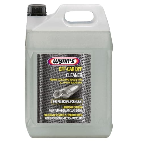Image of Wynn's Diesel Particulate Filter Cleaner - Heavy-Duty Cleaning for Severely Blocked DPFs - Restores Optimal Pressure Levels & Engine Performance - Biodegradable Formula - 5L
