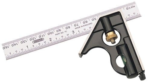 Image of Draper 34702 Metric and Imperial Combination Square, 150mm , Blue