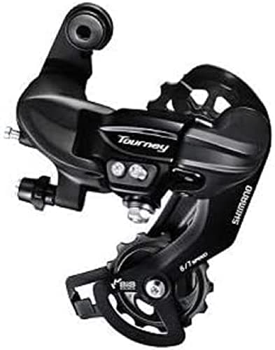 Image of Shimano 5569 6 and 7-Speed Tourney Derailleur - Black