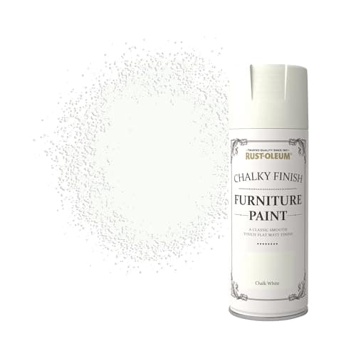 Image of Rust-Oleum 400ml Chalky Finish Furniture Spray Paint Aerosol - Chalk White