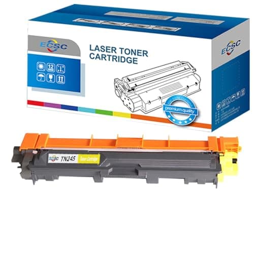 Image of ECSC Compatible Toner Cartridge Replacement for Brother DCP-9015CDW DCP-9020CDW HL-3140CW HL-3150CDW HL-3170CDW MFC-9140CDN MFC-9330CDW MFC-9340CDW TN245/TN246 (Yellow, 1-Pack)