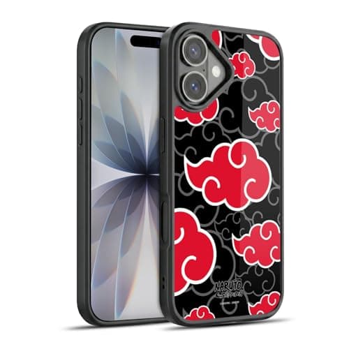 Image of Head Case Designs Officially Licensed Naruto Shippuden Akatsuki Iconic Gel Armour Case [Military Grade Protection] Compatible With Apple iPhone 17