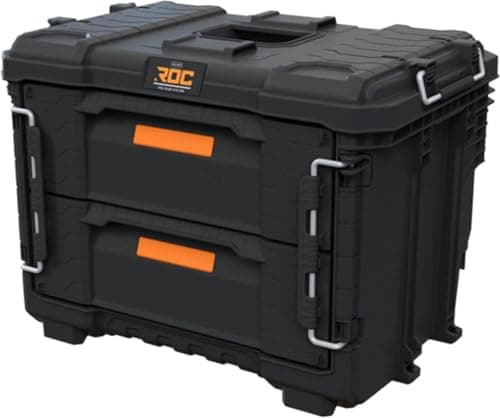 Image of Keter Pro Gear XL Tool Box with 2 Drawers - 56 x 37 x 41 cm - Black