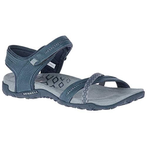 Image of Merrell Women's Terran Cross II Ankle Strap Sandals, Grey (Slate), 6 UK (39 EU)