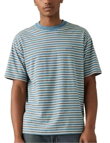 Image of Levi's Red Tab Vintage Tee Tobi Stripe Indigo W, Tobi Stripe Indigo W, L